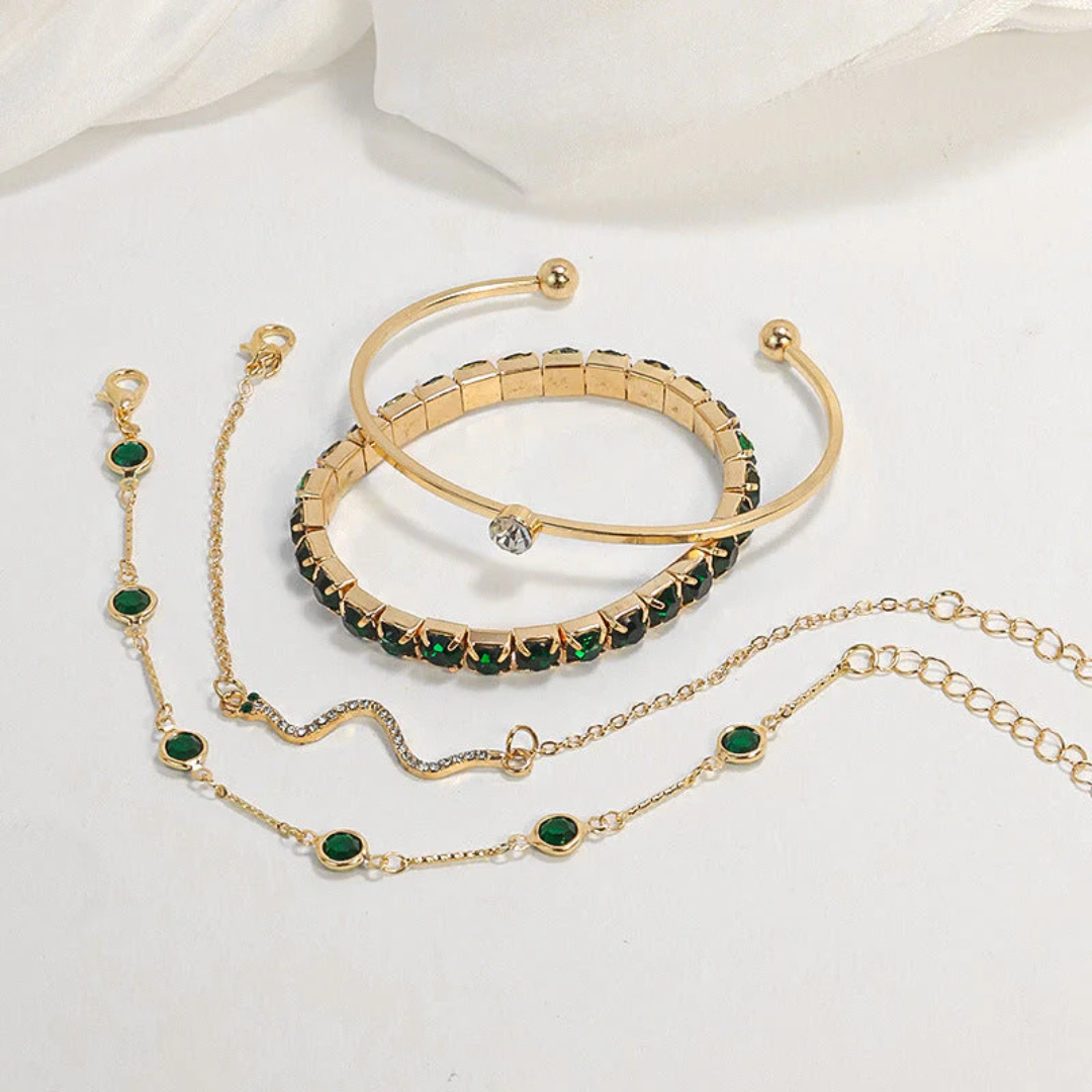 Sorina™ | Gold Bracelet Set