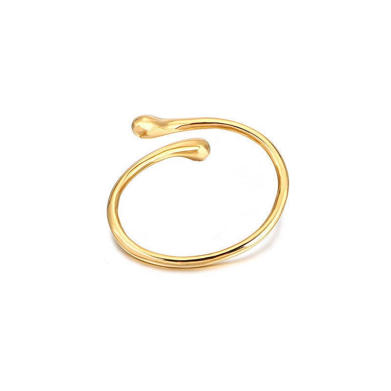 Water Drop Suit Simple Daily Fashion Necklace Earrings Bracelet Ring Suit