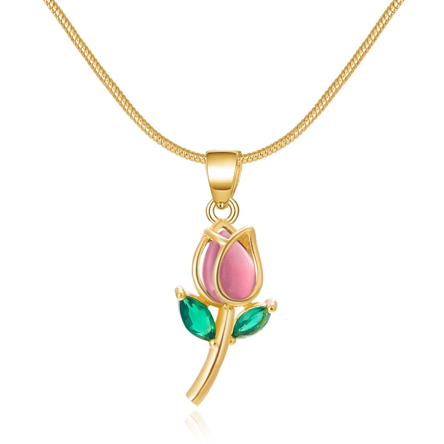 Elegant Tulip Necklace For Women