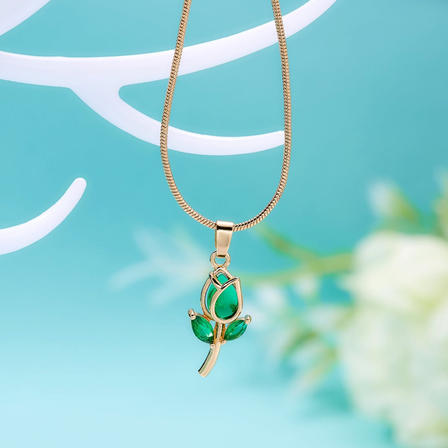 Elegant Tulip Necklace For Women