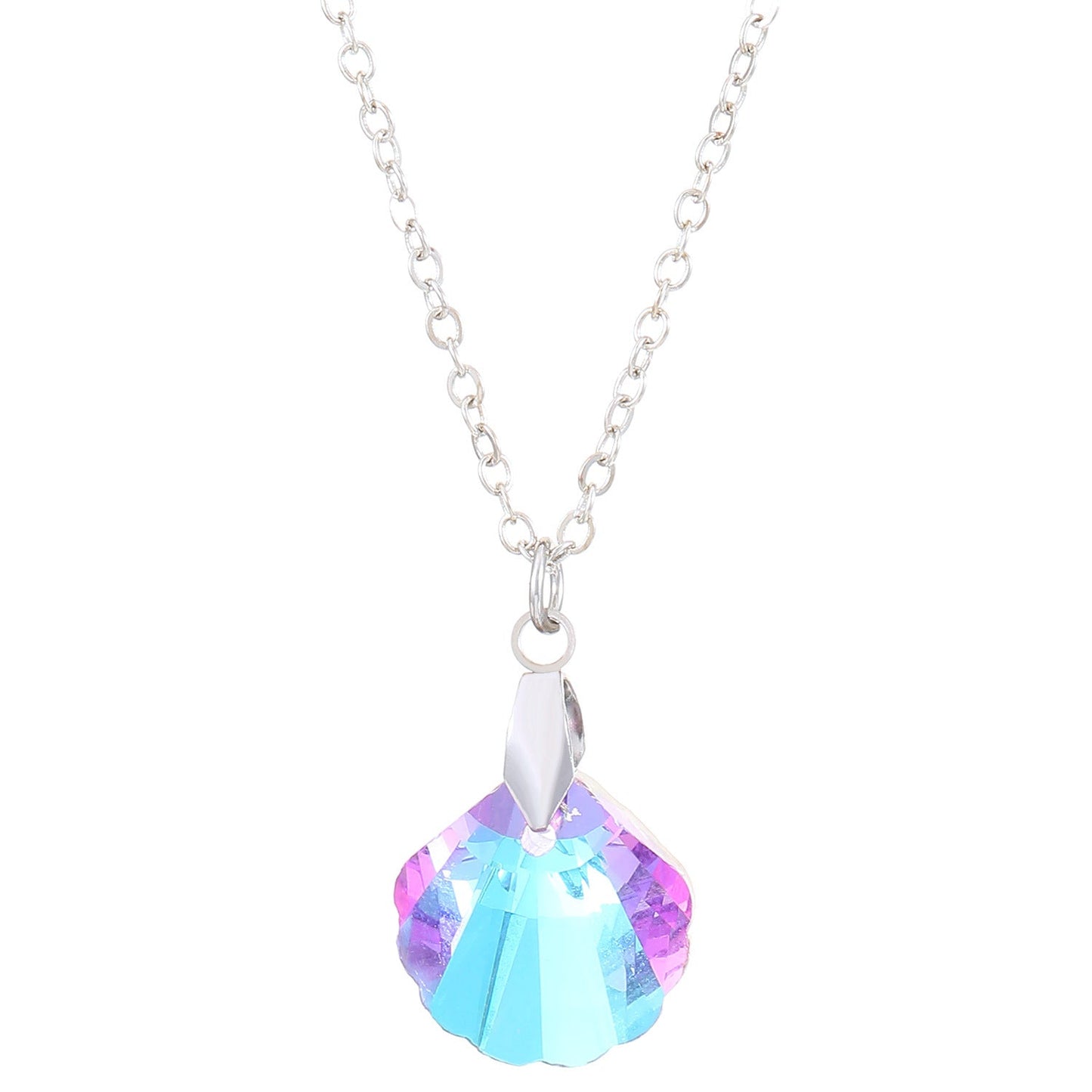 Blue HAILANG Sun Water Drop Pendant Necklace For Women
