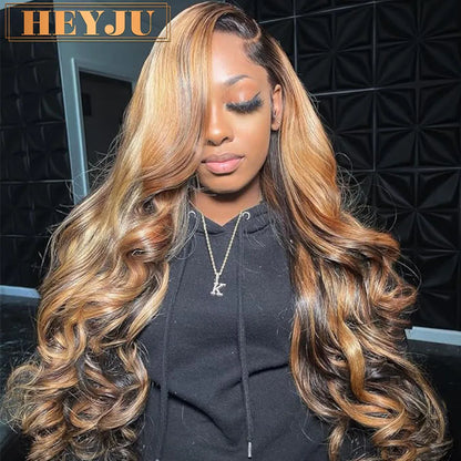 Body Wave Highlight Human Hair Wigs