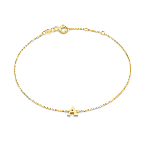 Vita Signa Initial Bracelet | Gold