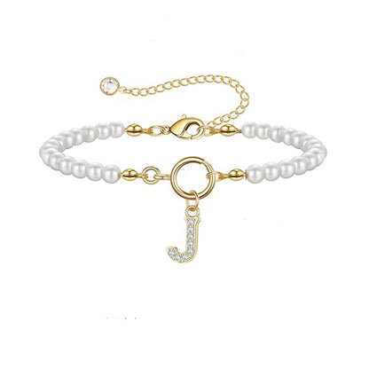 Auden Clé Letter Bracelet | Gold