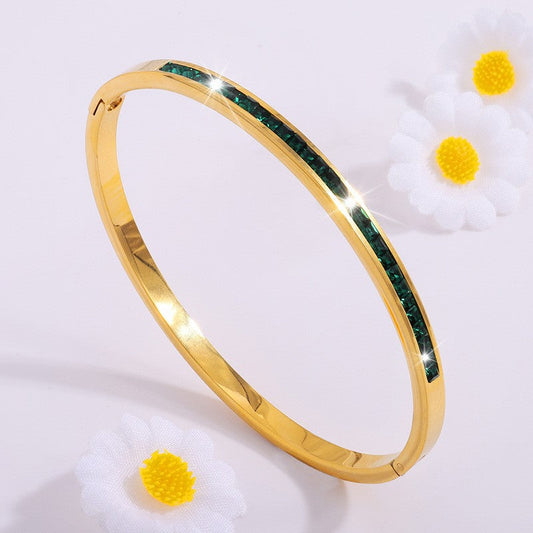 Liora Bellanotte Bracelet Green | Gold