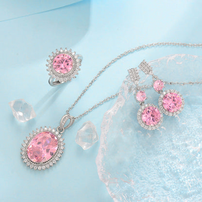 Aurielle Solwyn Pink Set | White Gold