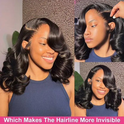 Body Wave Short Human Hair Wigs