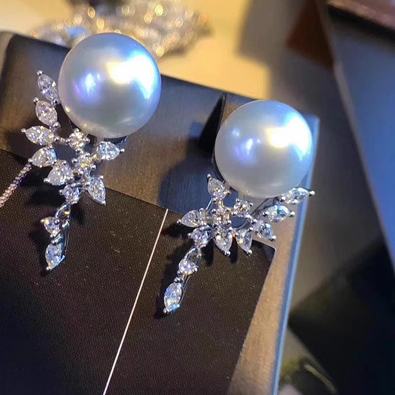 Pearl Earrings For Women Elegant