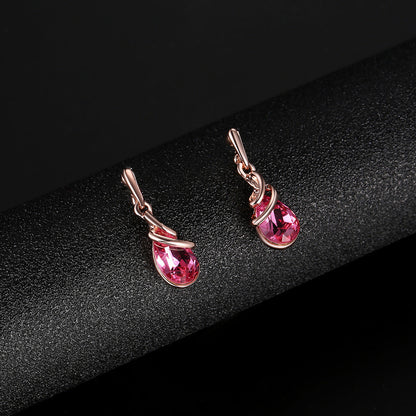 Alloy Gemstone Jewellery Set Necklace