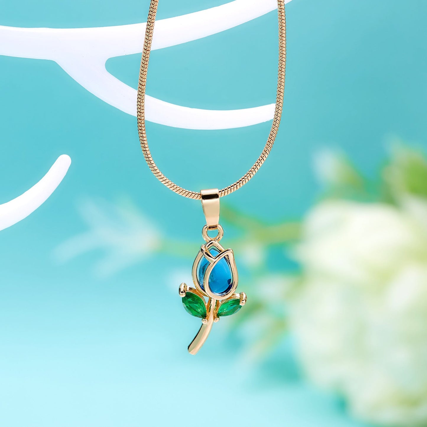 Elegant Tulip Necklace For Women