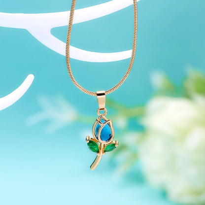 Elegant Tulip Necklace For Women