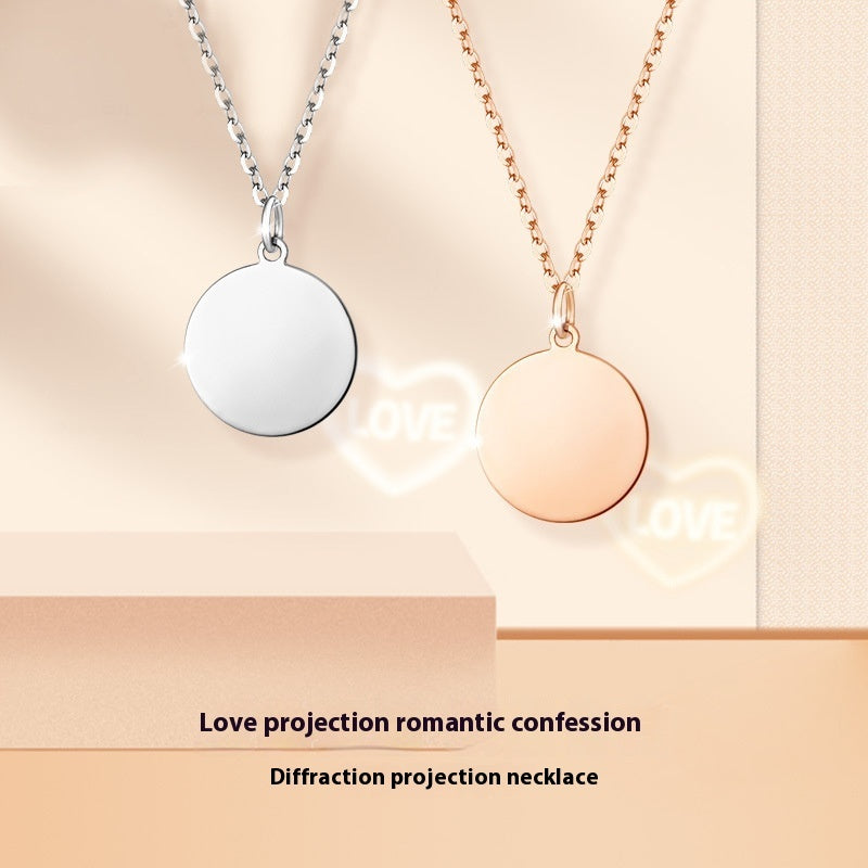 Light Projection Necklace For Women