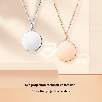 Light Projection Necklace For Women