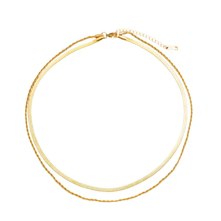 Juliana Solvia Necklace | Gold