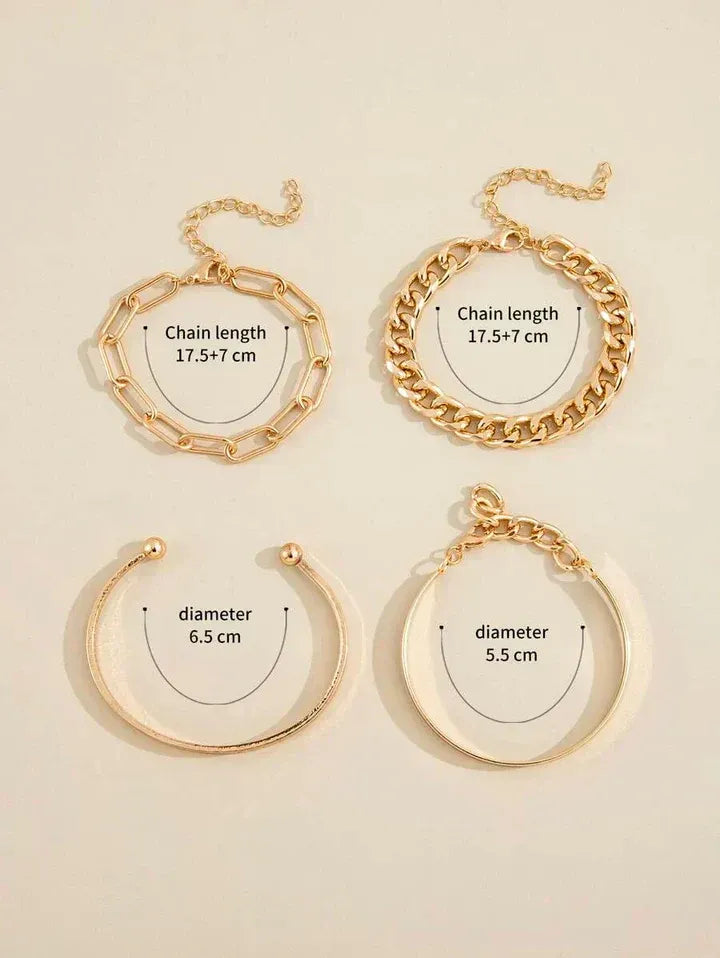 Elan™ | Gold Bracelet Set