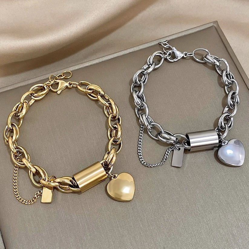 Heartened™ | Gold Chunky Bracelet
