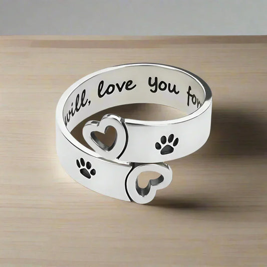 Byrne™ | Adjustable Paw & Heart Ring